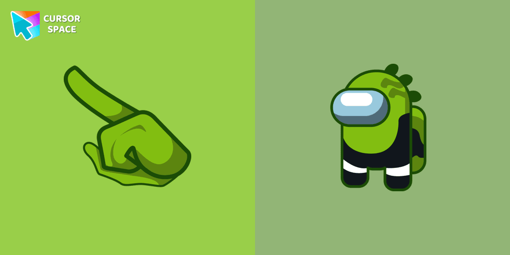 Among Us Reptile Character cursor cursor pack